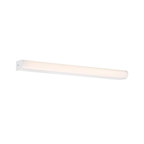 Dweled Slim Nightstick 18in LED Bathroom Vanity or Wall Light 3000K in White WS-358